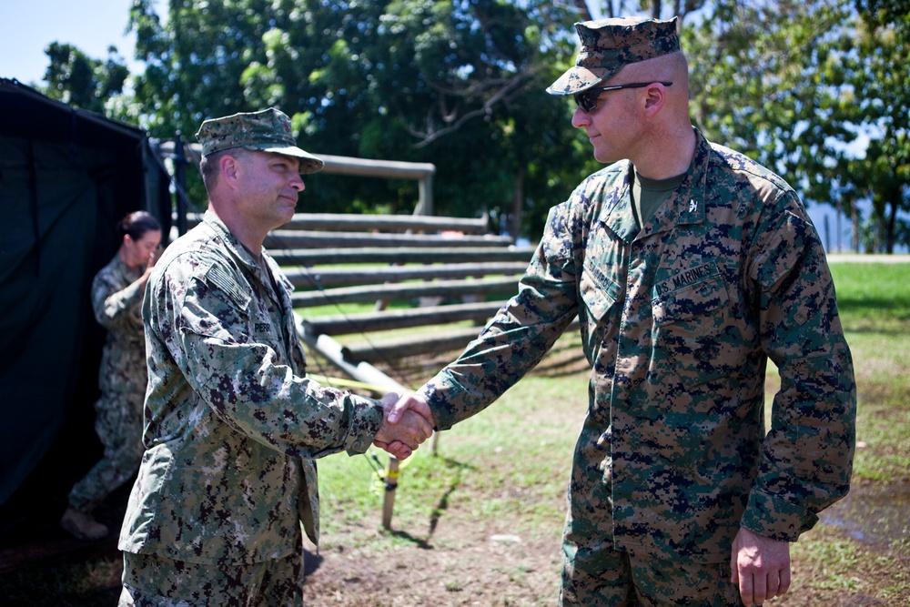 SPMAGTF-SC commanding officer visits Trujillo