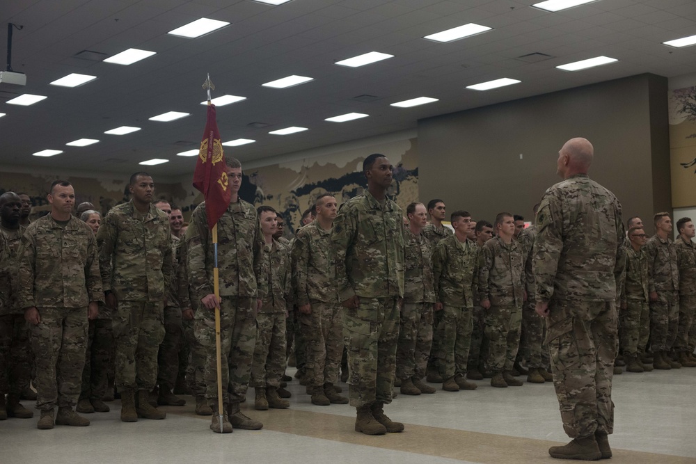 No rainy day blues for soldiers of the 1345th Transportation Company