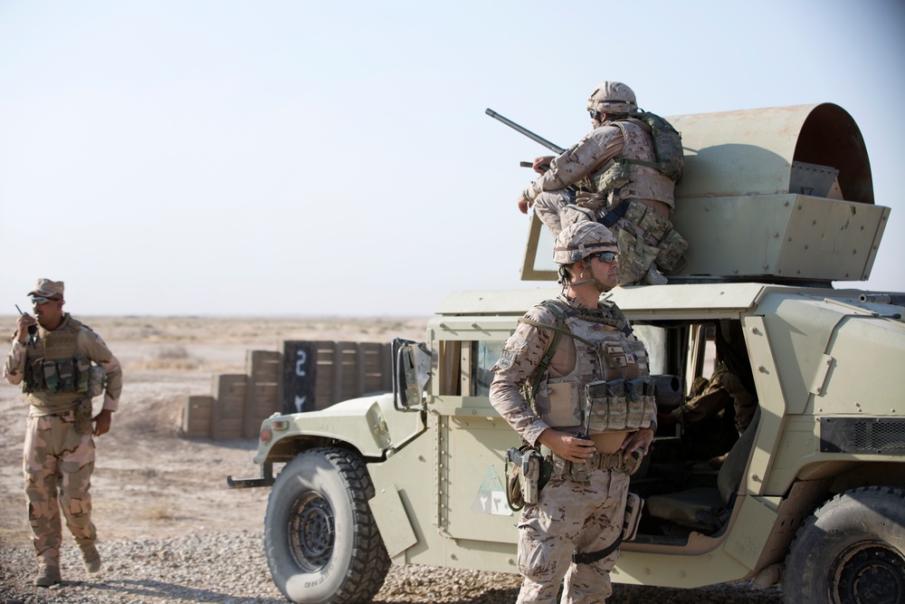 Brig. Gen. Hoskin and Brig. Gen. Whelan visit the Besmaya Range Complex