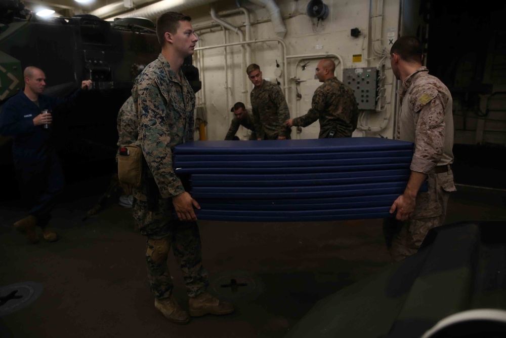 USS San Diego Fast Rope Training