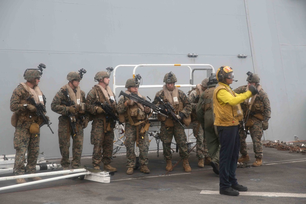 Up,Up and Away: External Lifts aboard USS San Diego (LPD 22)