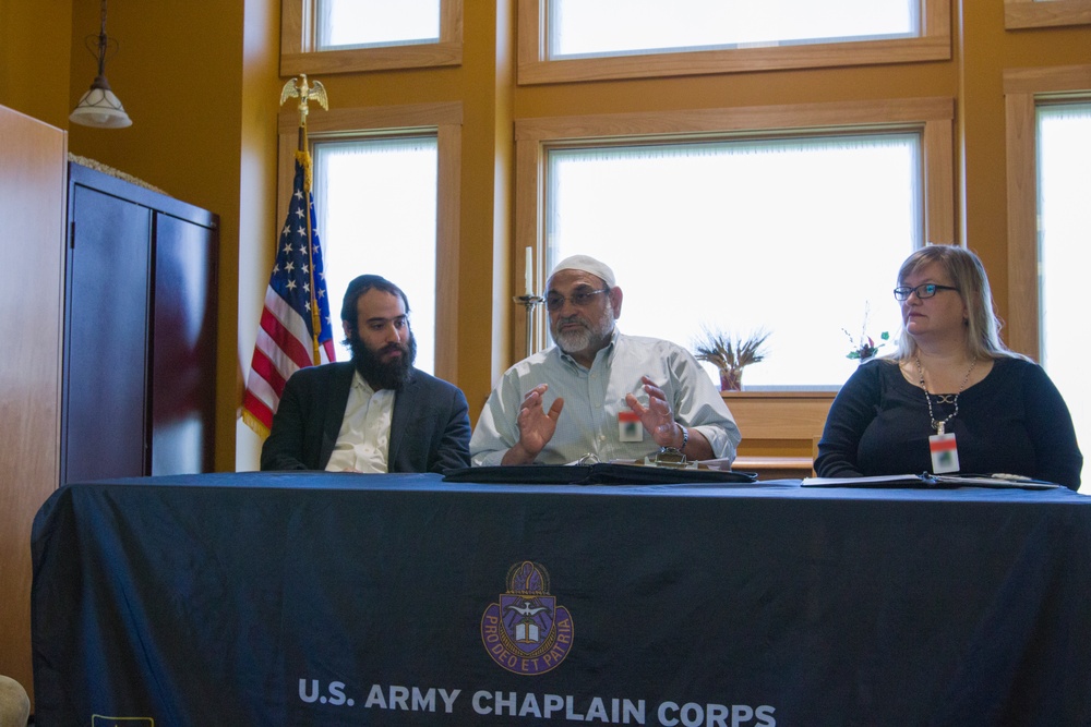 Islamic Leader Participates in a Diversity Discussion Panel