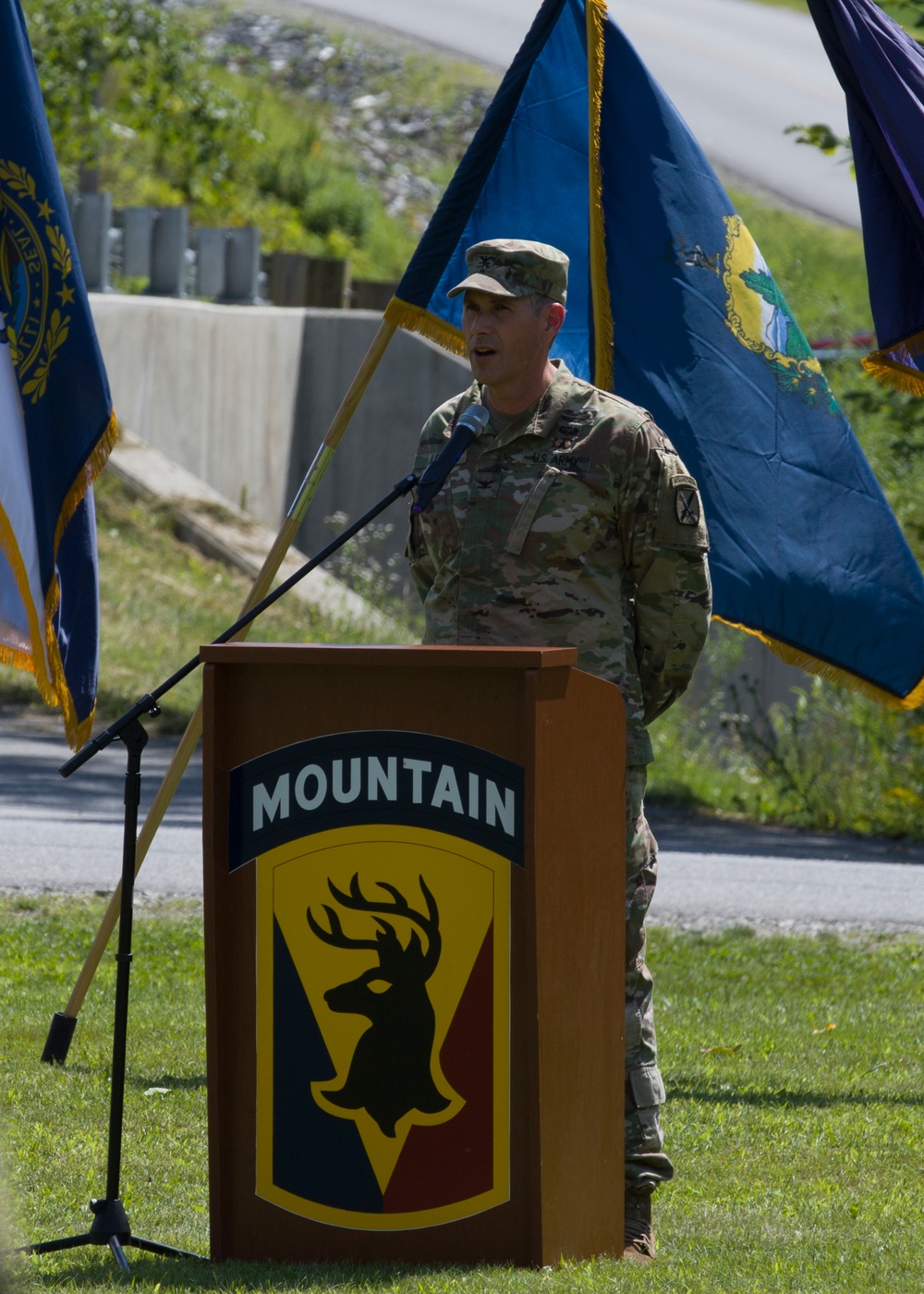 86th IBCT (MTN) change of command ceremony