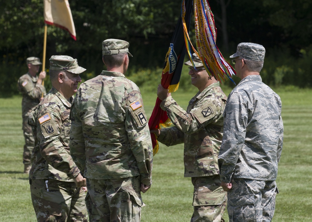 86th IBCT (MTN) change of command ceremony