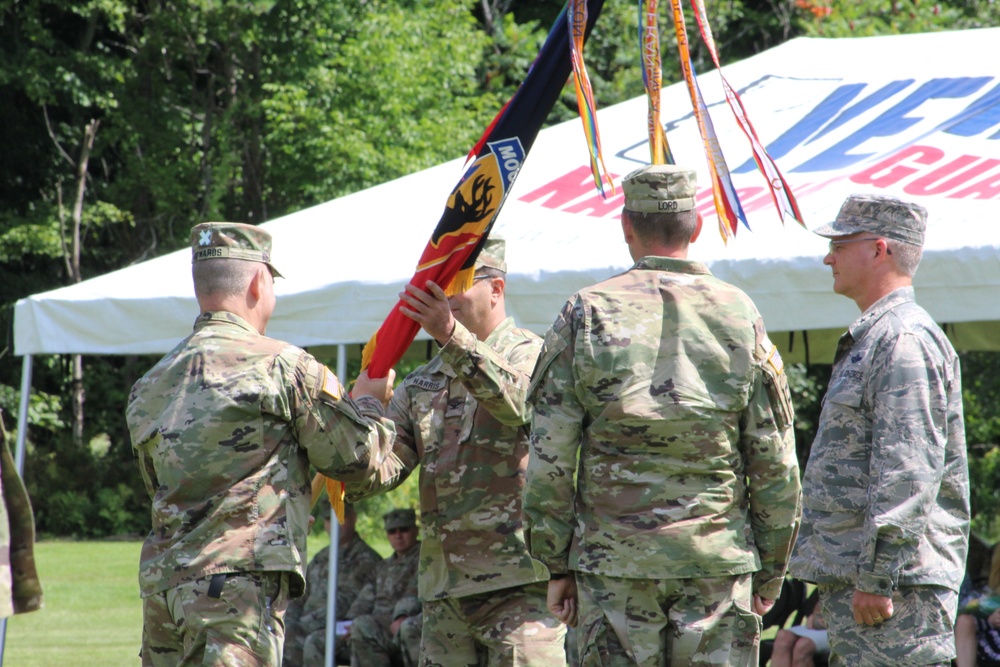 86th IBCT (MTN) change of command ceremony