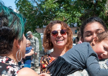 Colorado Air National Guard Airmen return home from Theatre Security Package mission from Kadena Air Base, Okinawa, Japan