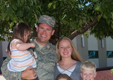 Colorado Air National Guard Airmen return home from Theatre Security Package mission from Kadena Air Base, Okinawa, Japan