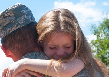Colorado Air National Guard Airmen return home from Theatre Security Package mission from Kadena Air Base, Okinawa, Japan