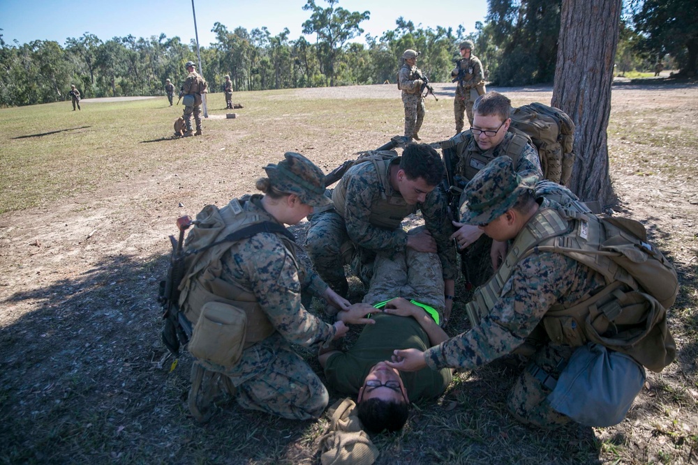 31st MEU Marines conduct HA/DR training for AIT