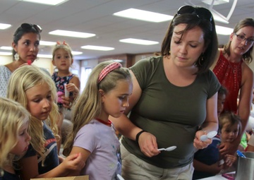 1st SFG (A) Dependents have Fun at Back to School Night