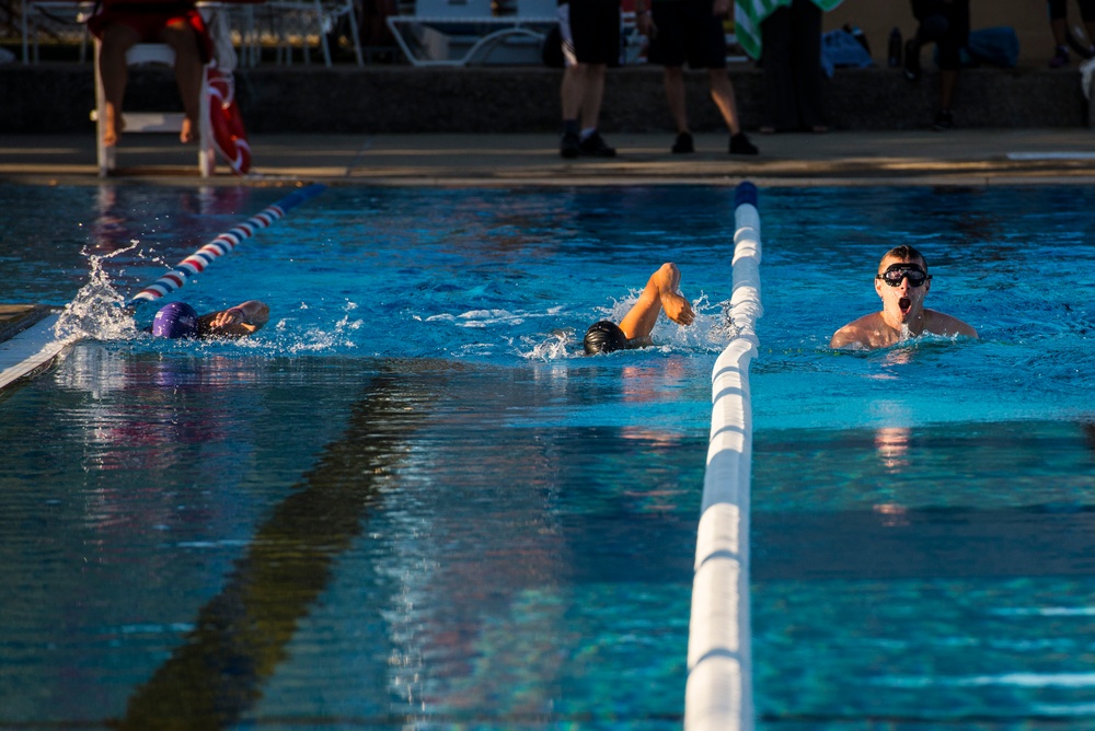 The Military Surface Deployment and Distribution Command hosted the Surface Warrior Challenge III “Three-Peat Triathlon”