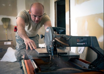 Civil Engineer Squadron finishes construction rotation at Crow Reservation