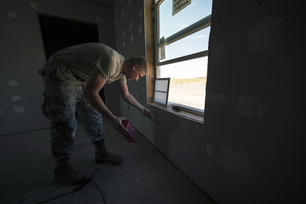 Civil Engineer Squadron finishes construction rotation at Crow Reservation
