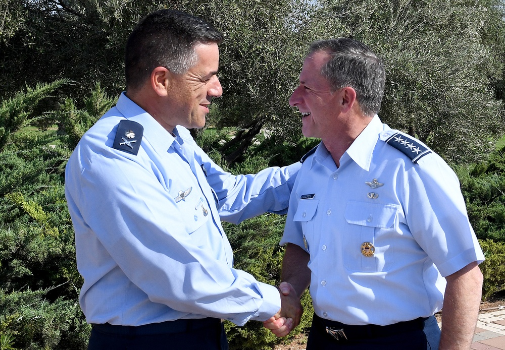 Chief of Staff of the U.S. Air Force, General David Goldfein Attends Israeli Air Force Change of Command