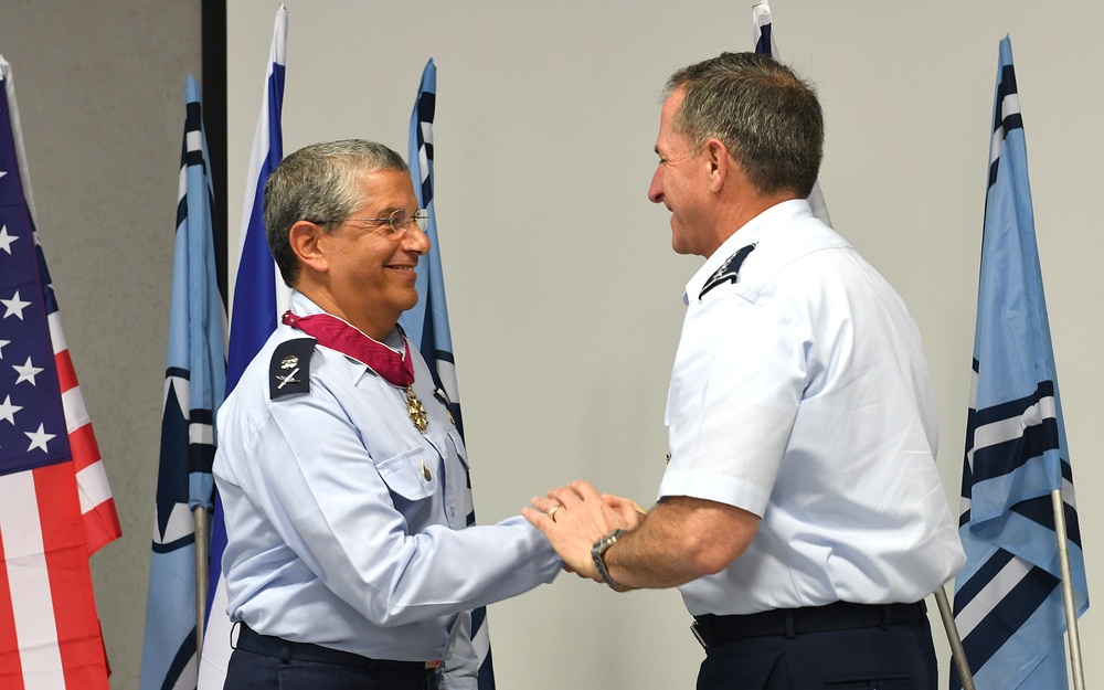 Chief of Staff of the U.S. Air Force, General David Goldfein Attends Israeli Air Force Change of Command