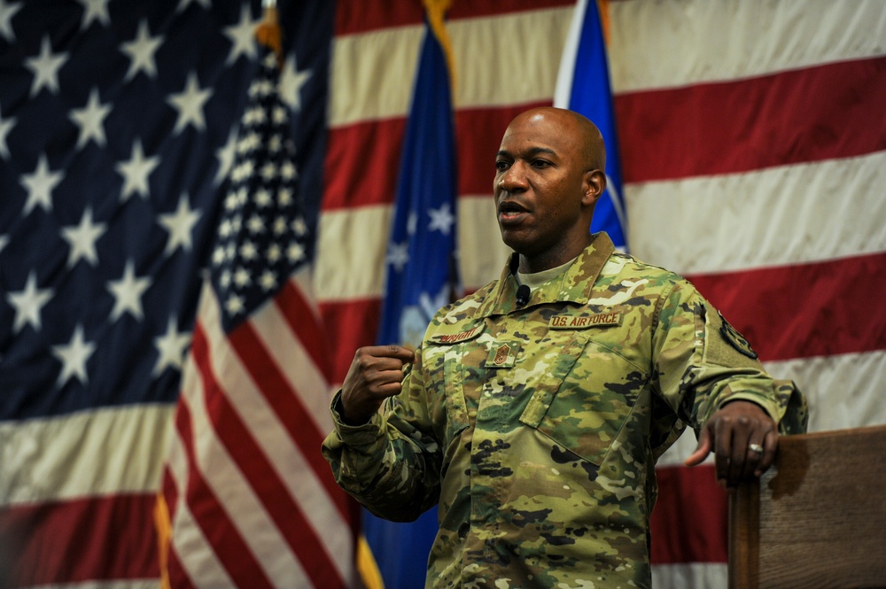 CMSAF Kaleth O. Wright visits Hurlburt Field