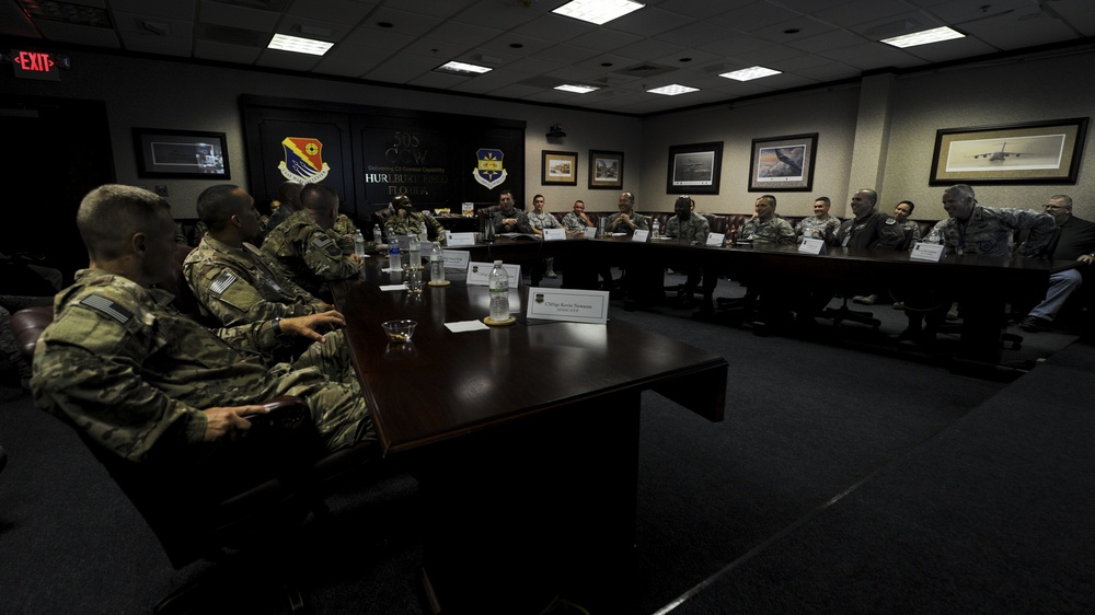 CMSAF Kaleth O. Wright visits Hurlburt Field