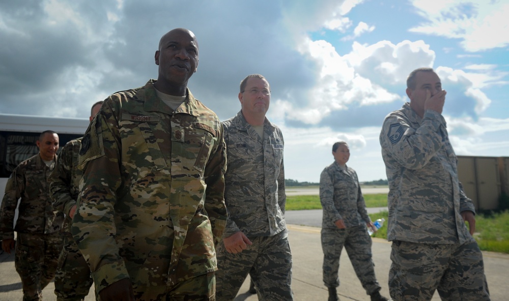 CMSAF Kaleth O. Wright visits Hurlburt Field