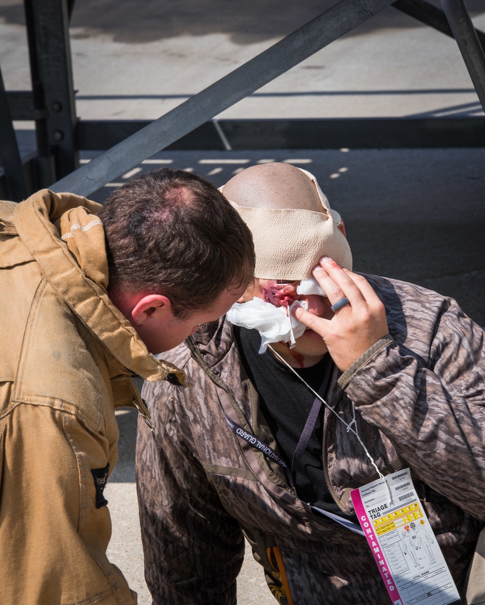 153rd Airlift Wing participates in a Mass Casualty Exercise