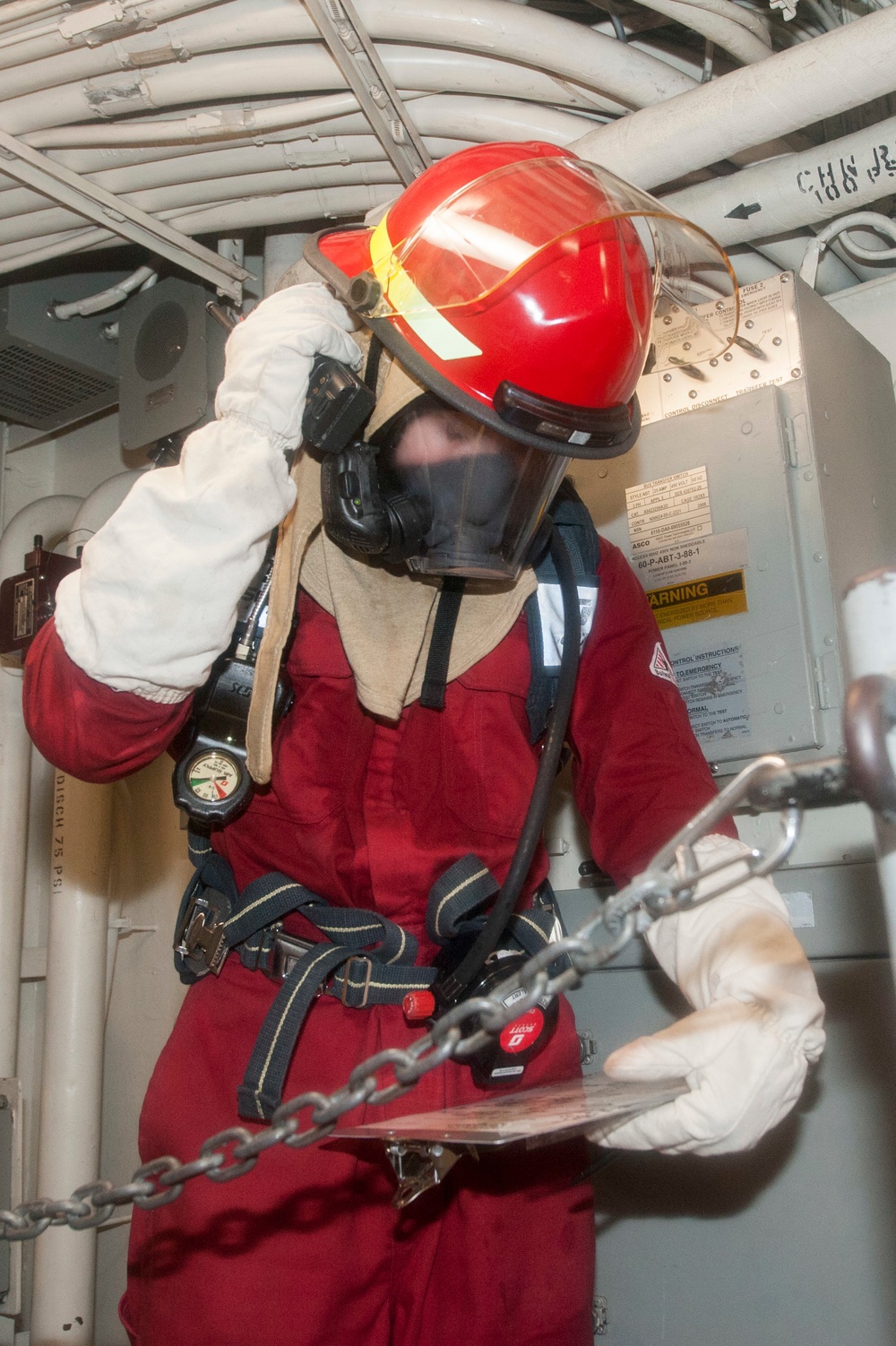 USS America conducts damage control training