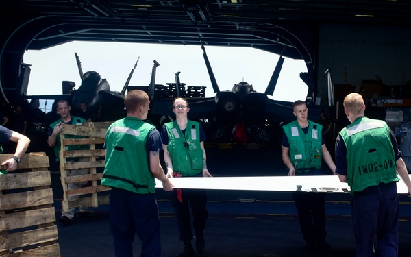 Sailors Perform X-ray On Stabilizer