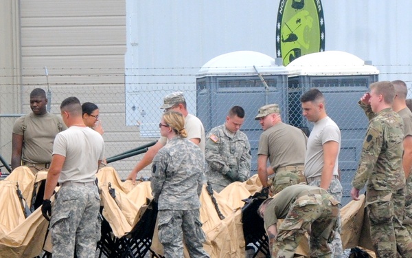 Aviators Construct Command Post