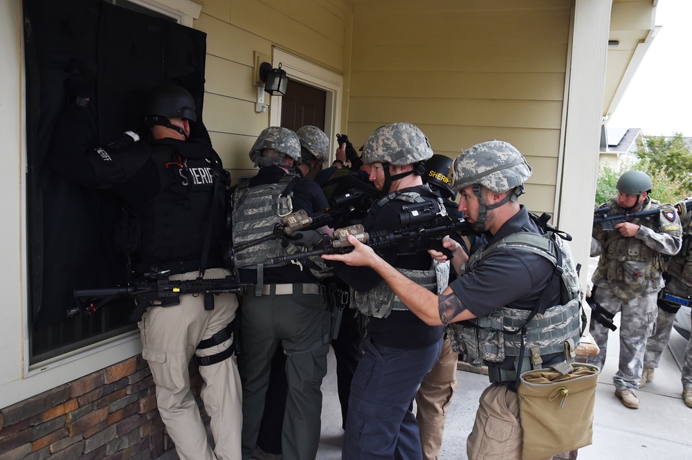 SWAT practices real-world scenarios