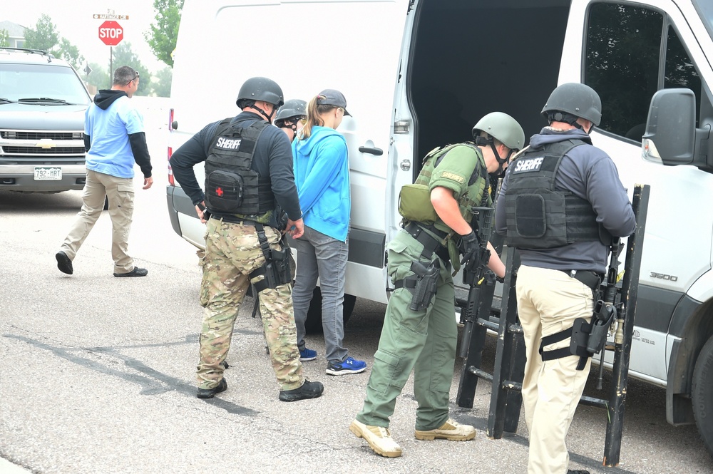 SWAT team practices real-world scenarios