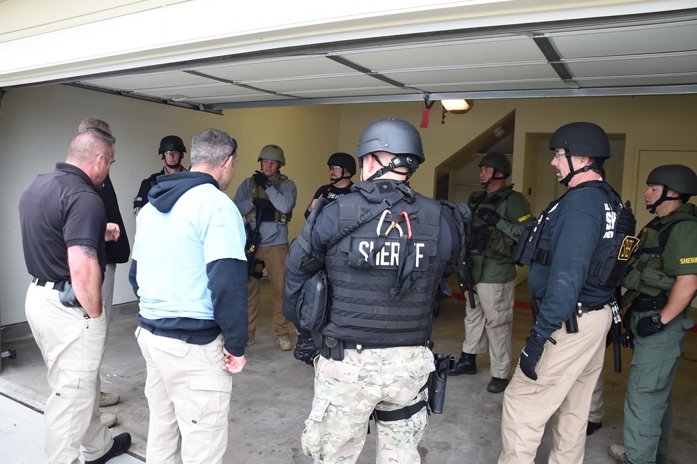 SWAT team practices real-world scenarios