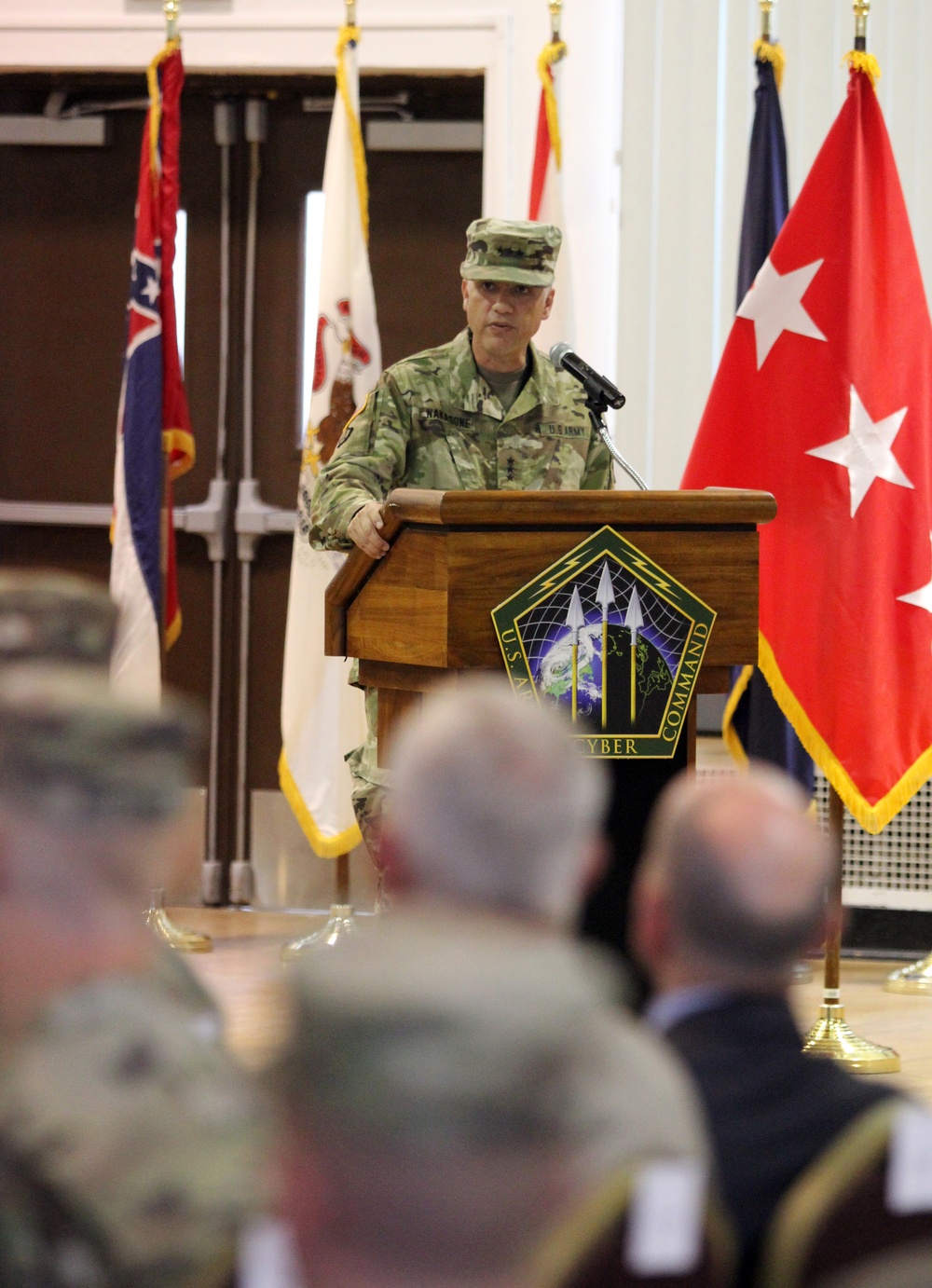 Army cyber Guard transition ceremony historic moment
