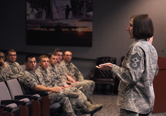 Reserve wing command chief hosts enlisted call