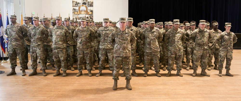 Task Force Echo Transfer of Authority Ceremony