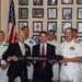 Flag for USS Montana Presented During Montana Navy Week