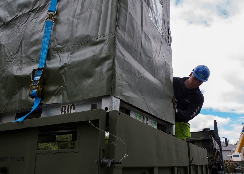 Marine Rotational Force Europe prepares equipment for Exercise Agile Spirit