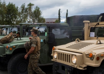 Marine Rotational Force Europe prepares equipment for Exercise Agile Spirit