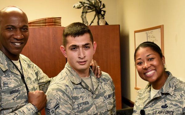 CMSAF Kaleth O. Wright visits 70th ISRW Airmen