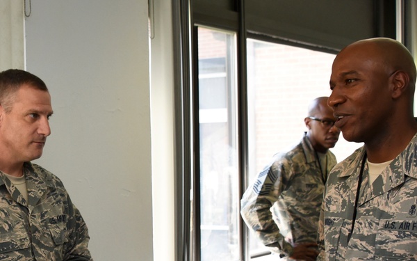 CMSAF Kaleth O. Wright visits 70th ISRW Airmen