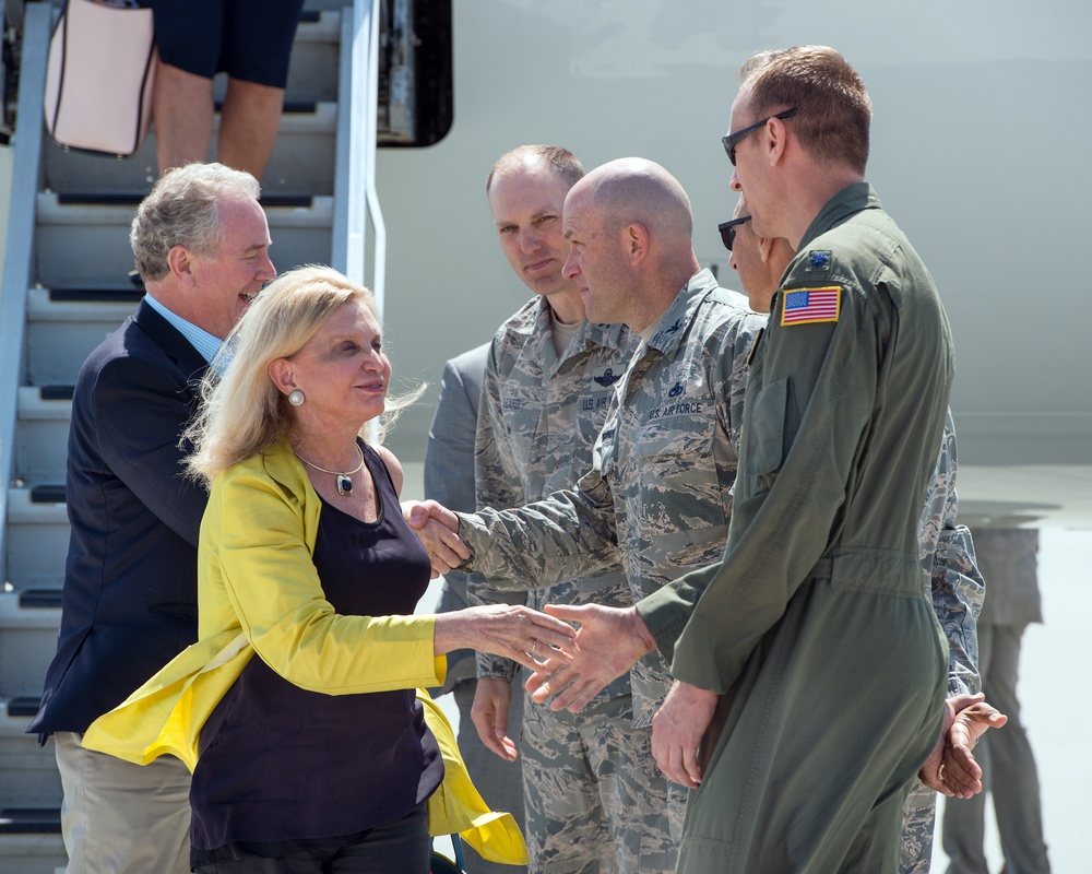 Congressional Delegation visits Travis AFB