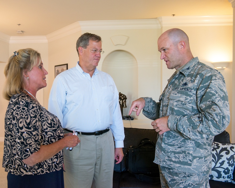 Congressional Delegation visits Travis AFB