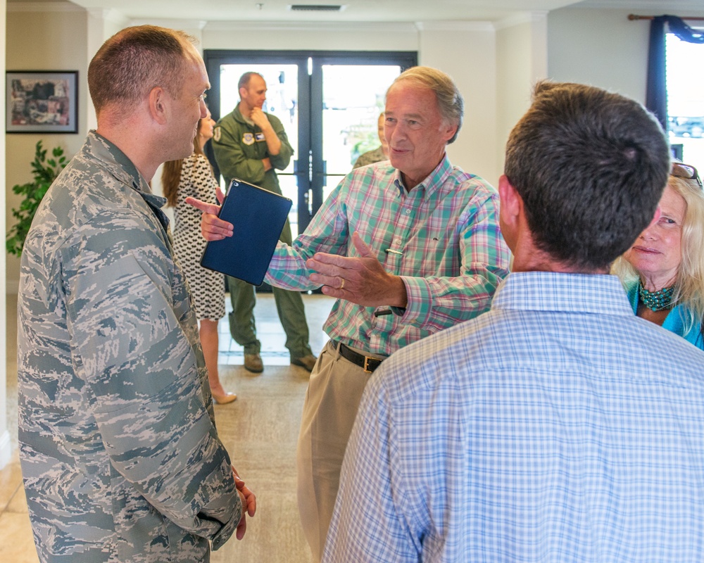 Congressional Delegation visits Travis AFB