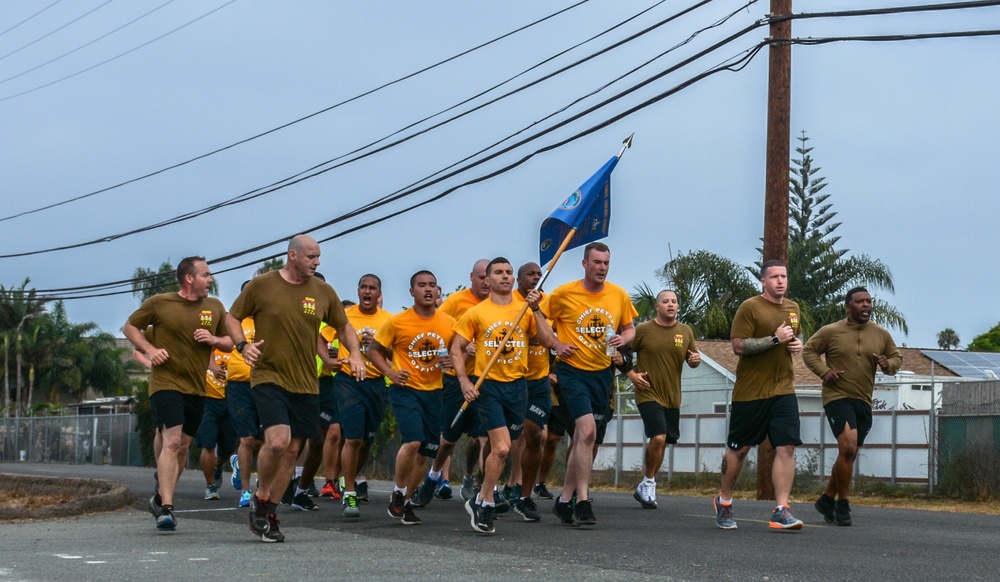 CRG 1 FY18 CPO Selectees conduct phase II physical training