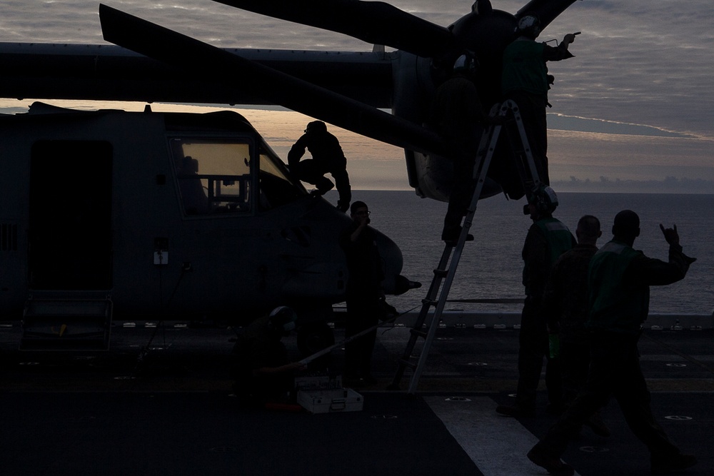 Flight deck aboard USS Bonhomme Richard