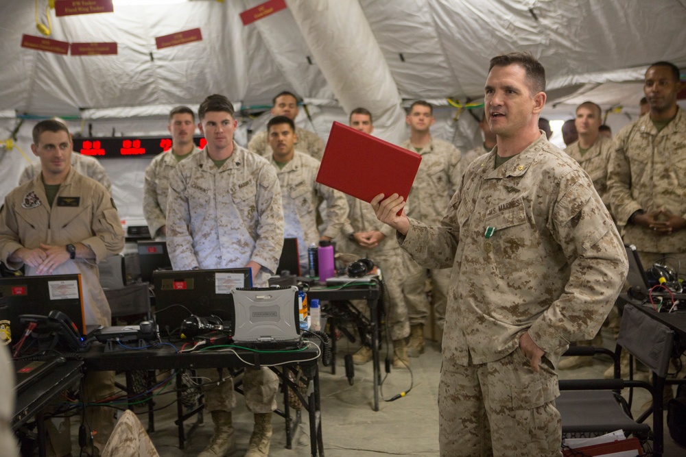 Marine with MAG-26 receives award