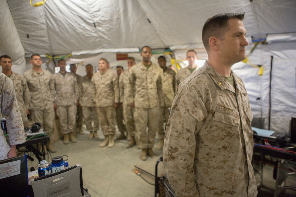 Marine with MAG-26 receives award