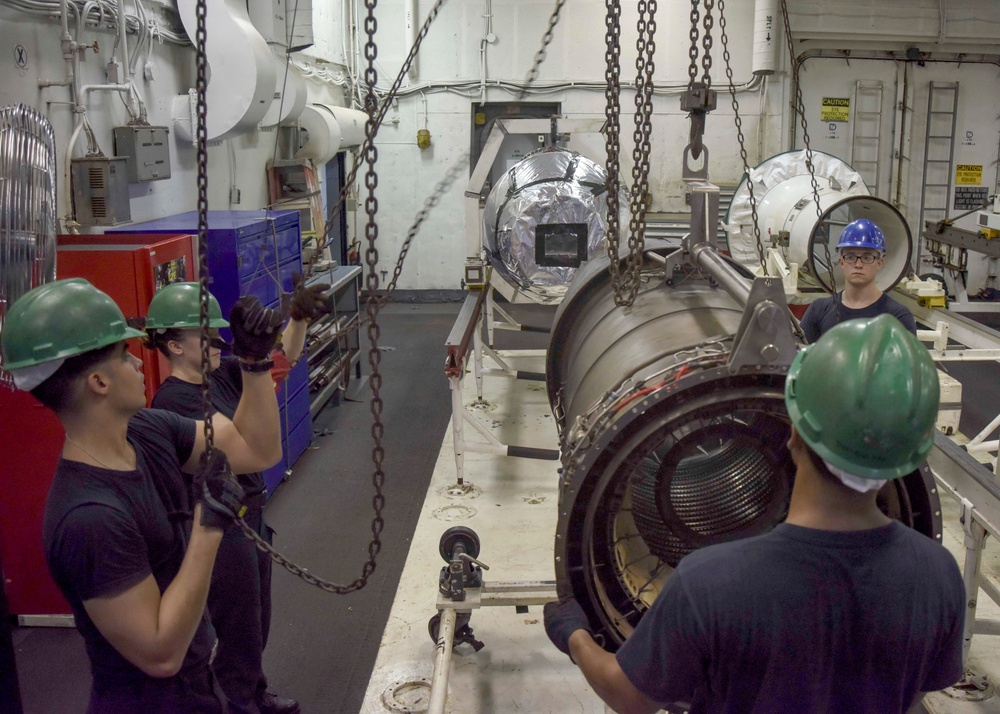 Sailors Install Afterburner