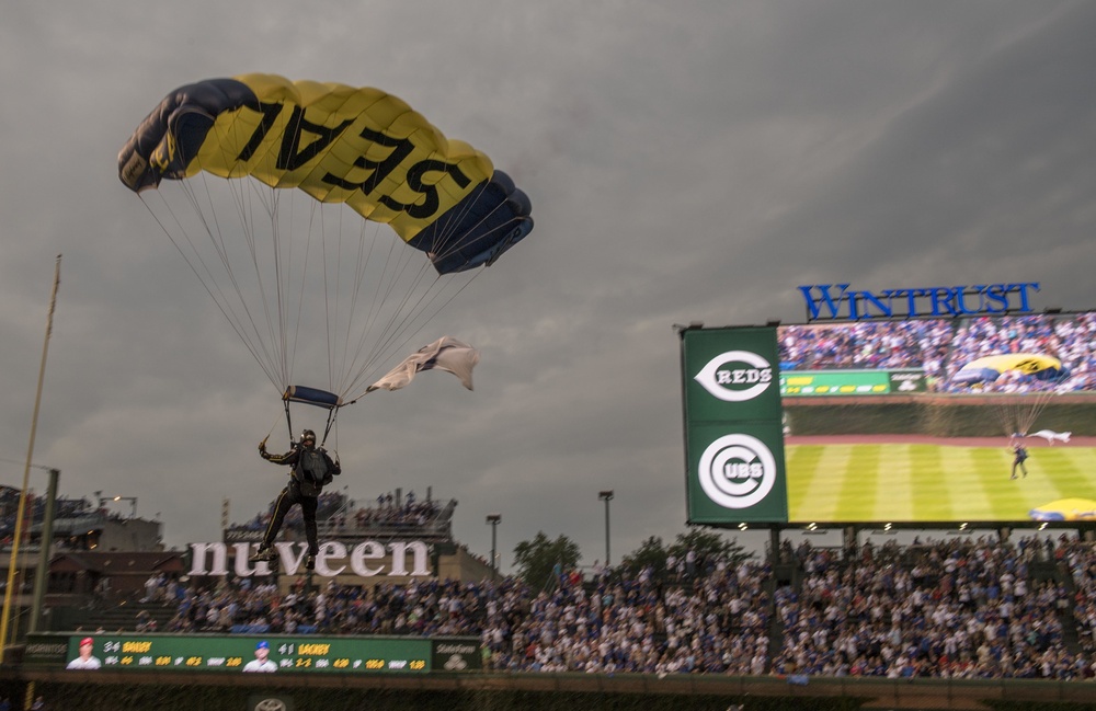 The Leap Frogs Perform at Wrigley Field