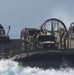 The amphibious assault ship USS Bonhomme Richard conducts LCAC operations during certification exercise