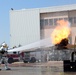 178th Wing fire emergency services members practice putting out burns