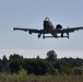 A-10 Warthog Practices Improvised Landings in Estonia