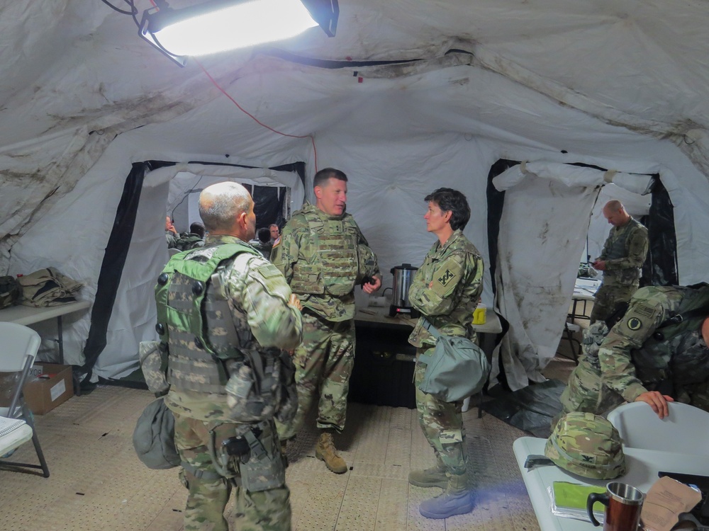 Maj. Gen. Mark Palzer visits CSTX 17-02
